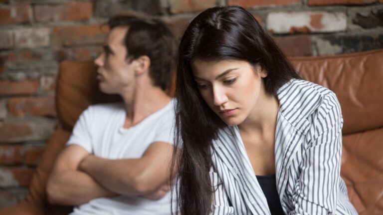couple going through a divorce