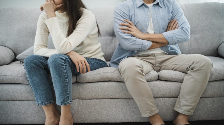 arguing couple